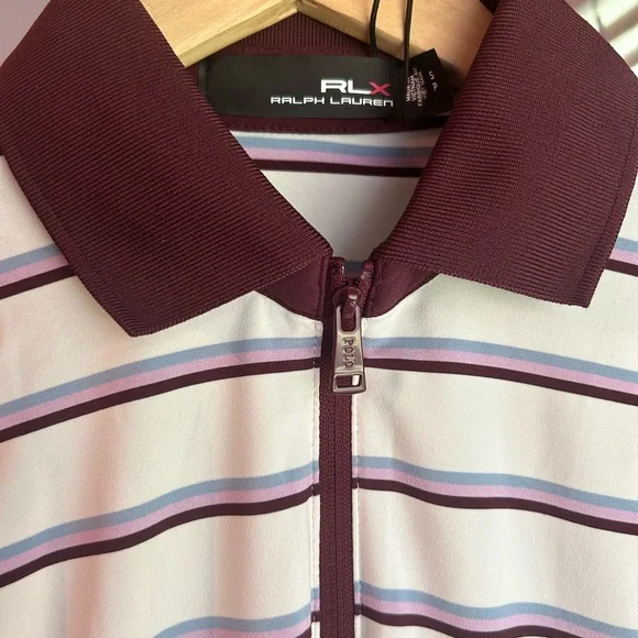 NWT RLX Ralph Lauren Women Striped Sleeveless Zip Airflow Polo Golf Dress Size S - Picture 8 of 13